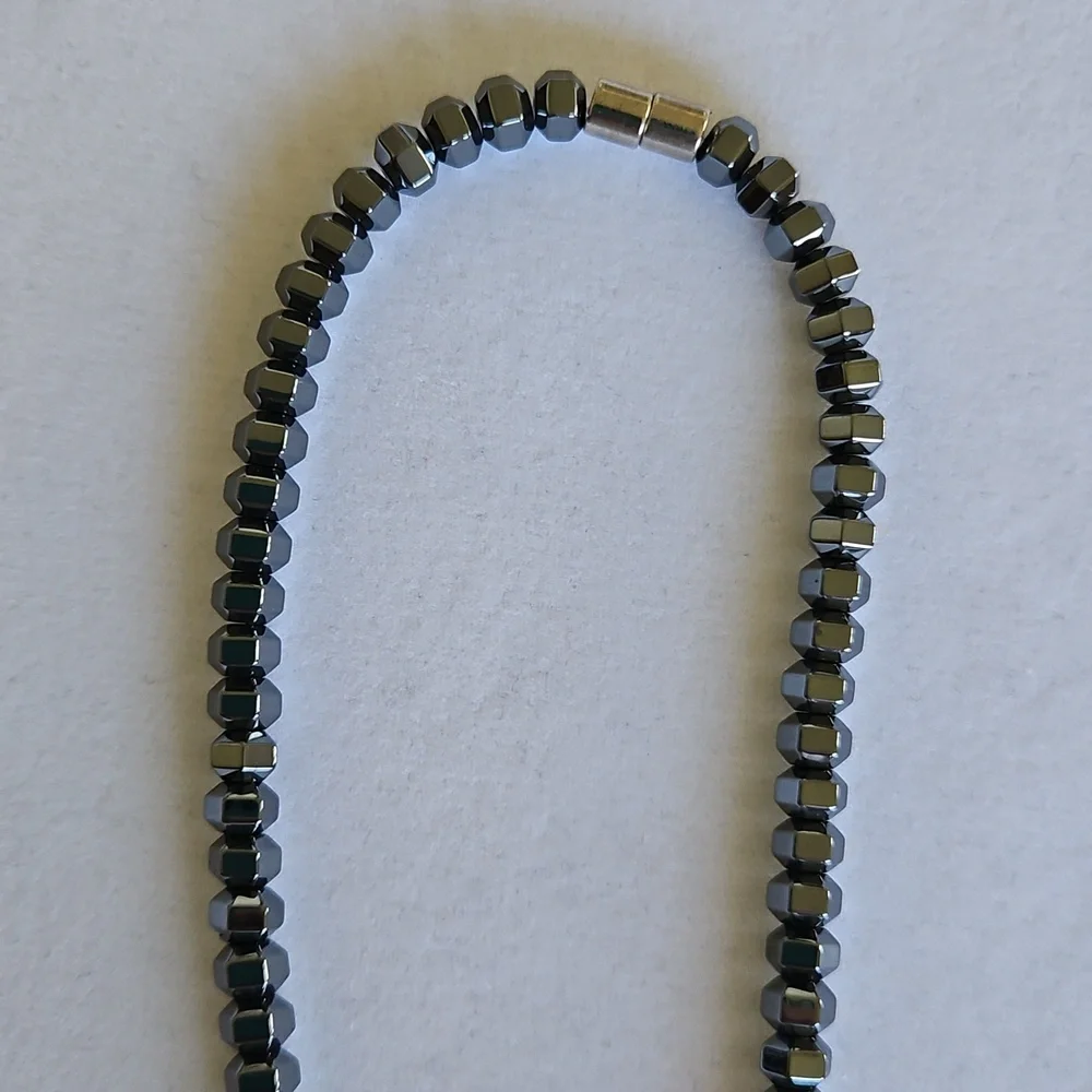 Hematite Beaded Necklace - Picture 3 of 5